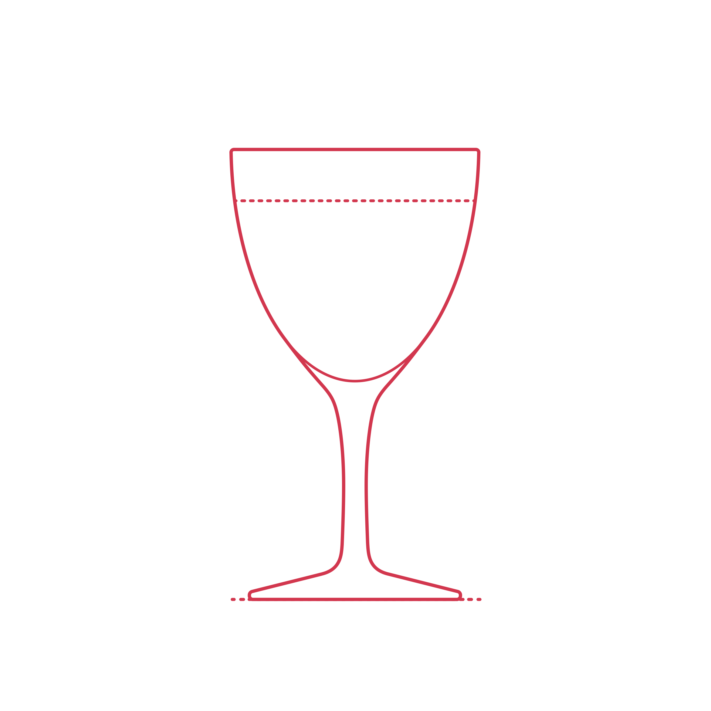 Objects Cocktail Glasses Nick Nora Glass Simple Line Art Svg Free Vectors